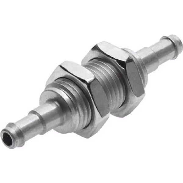 Barbed Bulkhead Fitting SCN-PK-2, Festo, Mfr#: SCN-PK-2